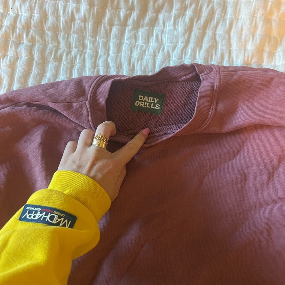 Daily Drills Mauve Sweatshirt